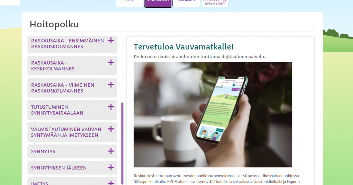 Uusi Vauvamatkalla-digihoitopolku huomioi perheiden moninaisuuden | HUS